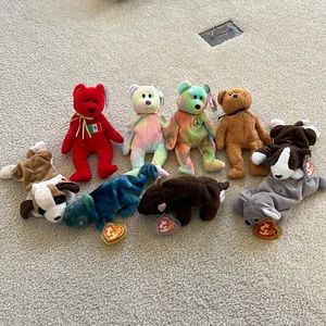 Ty Beanie Baby Lot of 9!